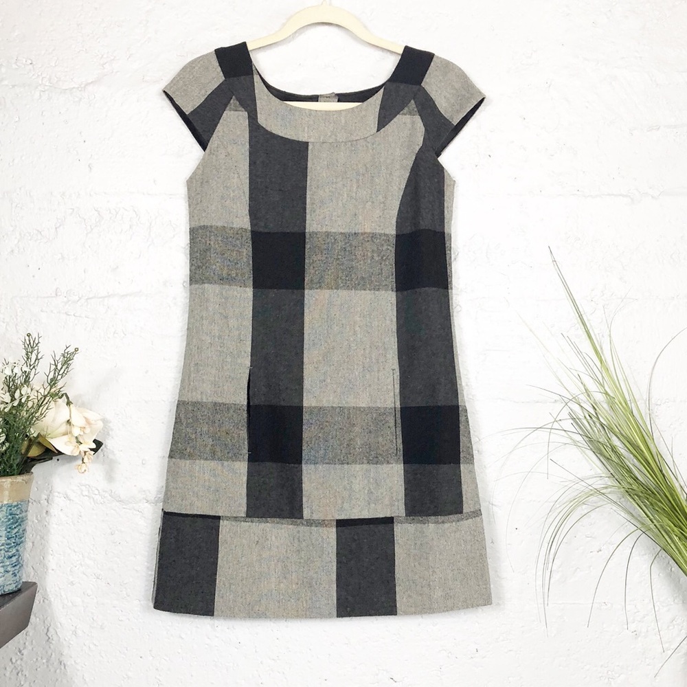 Gentle Fawn Plaid Midi Dress Size Small - Picture 1 of 8